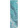 Machine Washable Indoor/Outdoor Cinead ACN1701 Teal Rug