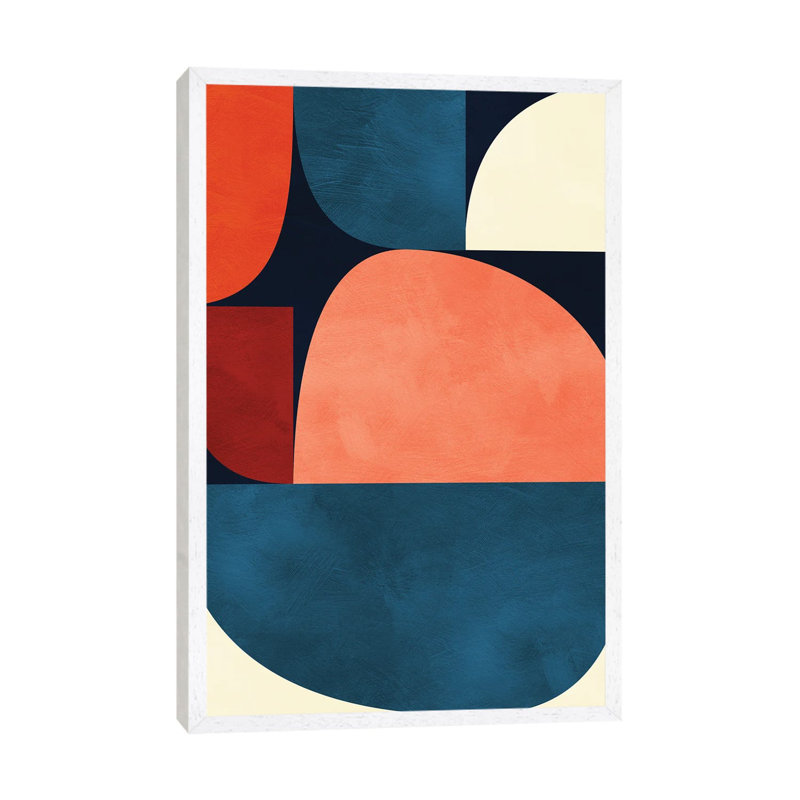 Mid Century Modern X by Ana Rut Bré - Gallery-Wrapped Canvas Giclée on Canvas, 66.04 cm H x 45.72 cm W, White Framed