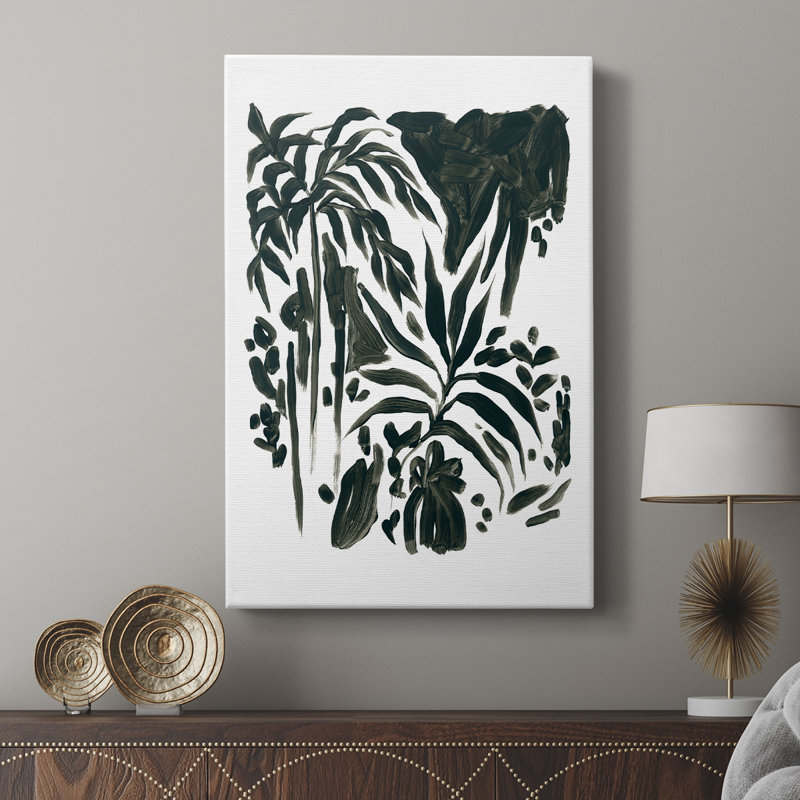 Encre de la jungle II - galerie Cavas sur mesure, H 18 po x l 12 po