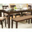 Table transitionnelle Finish - Salle à manger, placage de chêne avec style, 60 po x 36 po