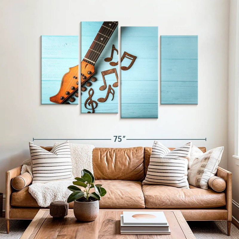 Guitar Notes, 42'' H x 68'' W