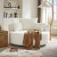 Chaise pivotante ronde avec coussins amovibles-465924830