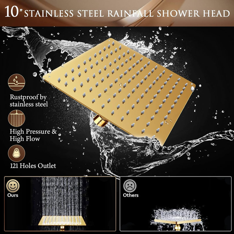 Rain Dual Shower Head 1.75 GPM GPM