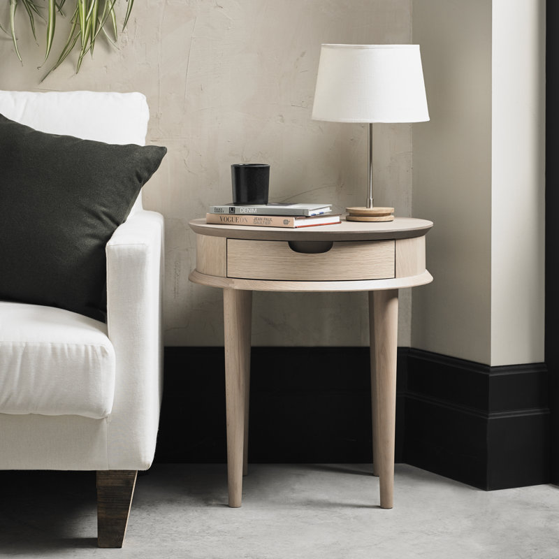 Sievers Solid Wood End Table