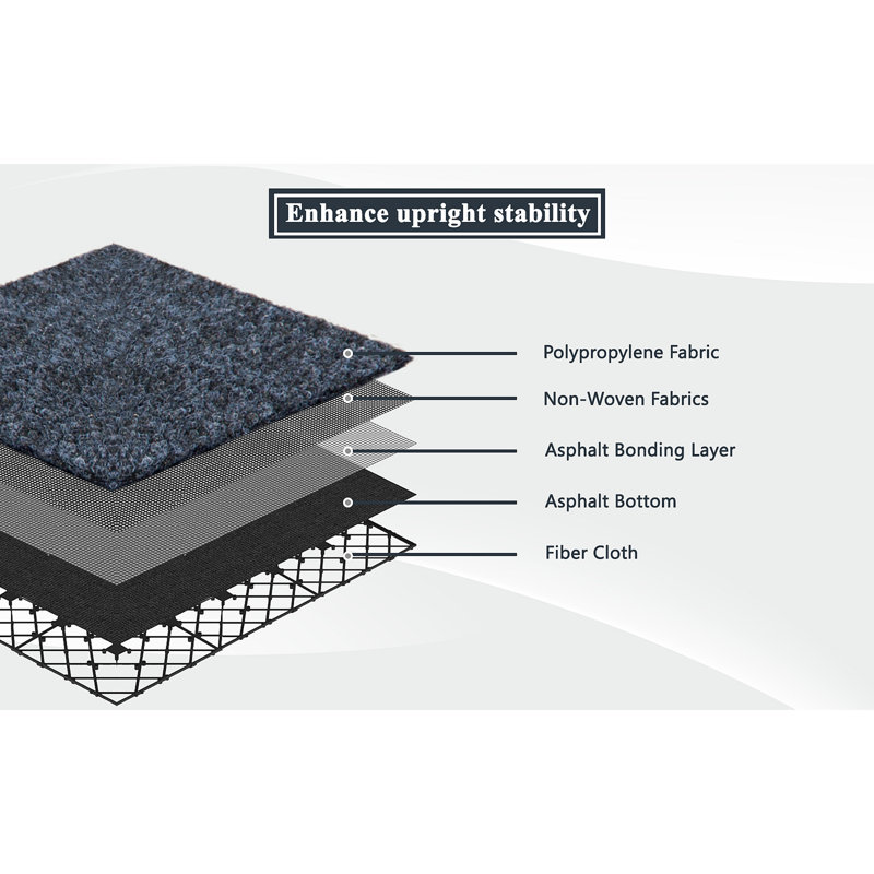 Carreaux de terrasse en plastique mat, Noir