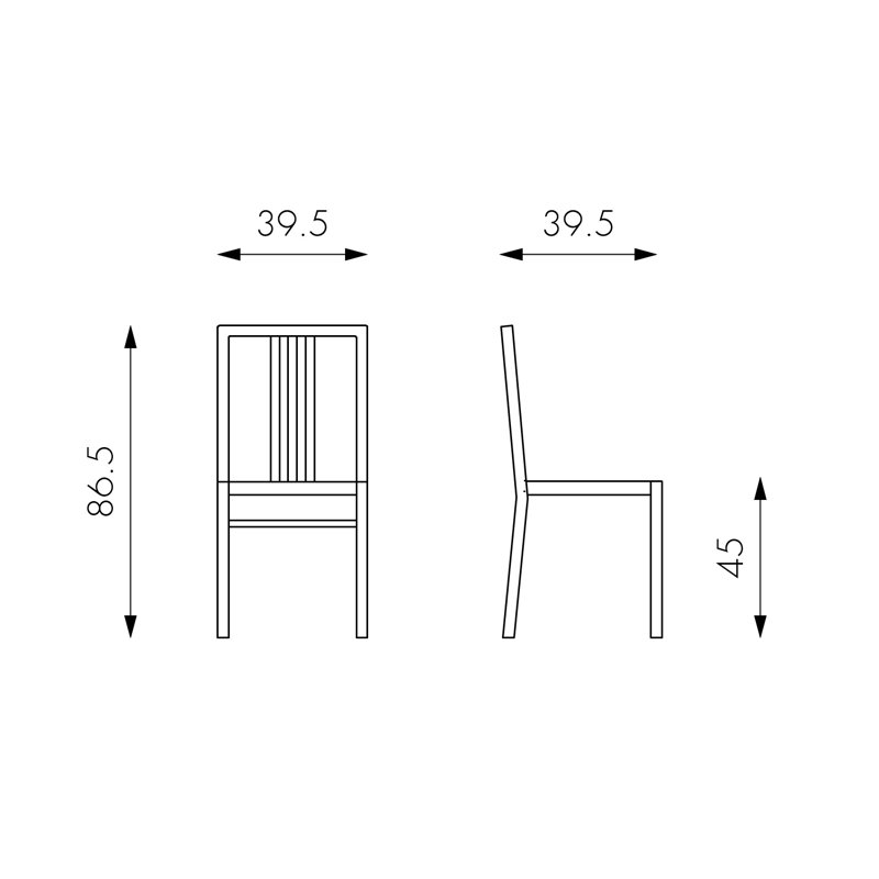 Jana Dining Chair, White