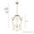 Laurel Ridge 4 - Light Lantern Geometric Chandelier-71472435-71472434