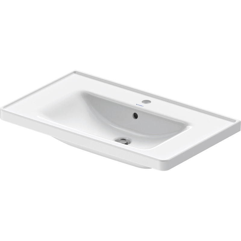 Évier 31,5 po Duravit D-Neo blanc ultrabrillant