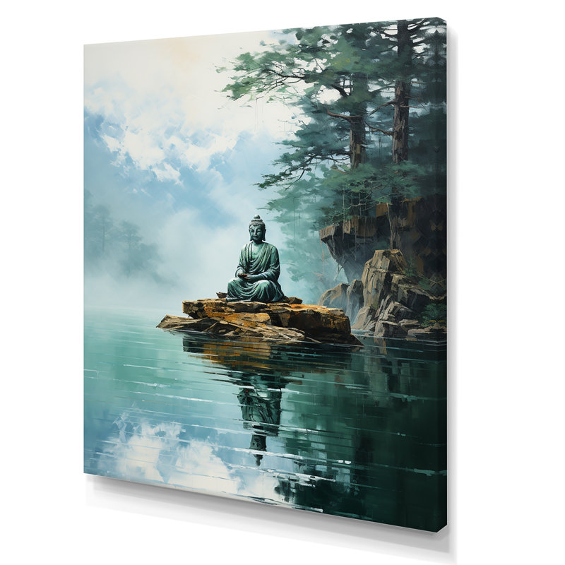 «Tranquil Mind Meditation I», reproduction sur toile, H 32 po x l 16 po x P 1 po, Toile tendue