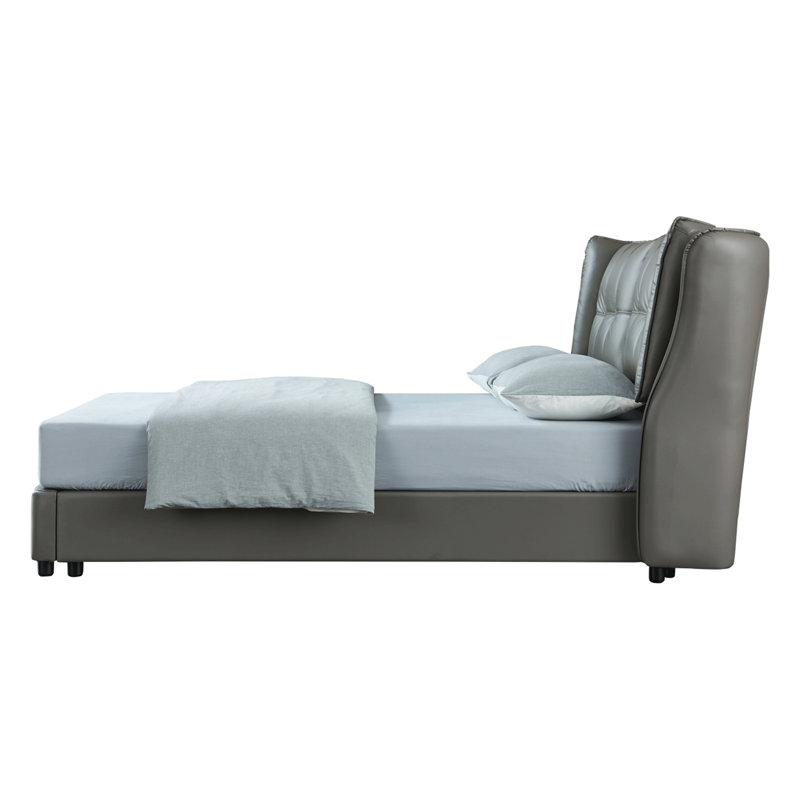 Lit de rangement brun Turner, Grand lit