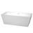 Sara 67'' x 32'' Soaking Acrylic Bathtub-50480642