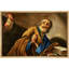 Saint Pierre avec coq, œuvre d'art classique, images de bureau, impression sur toile encadrée-1077395547-1077395552