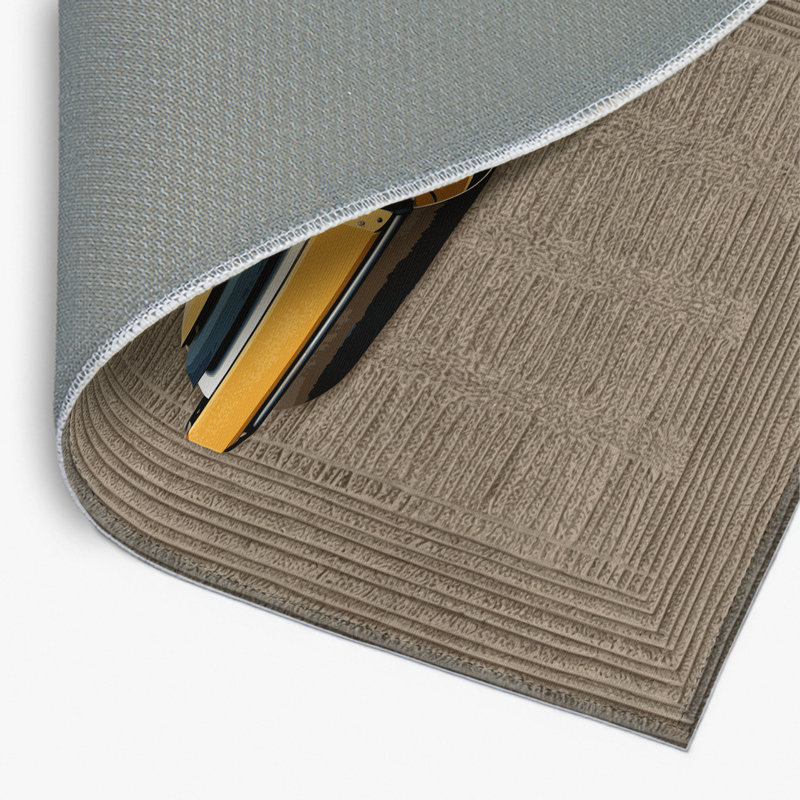 Transportation Gray Indoor and Outdoor Area Rug, Rectangle 2' x 3'
