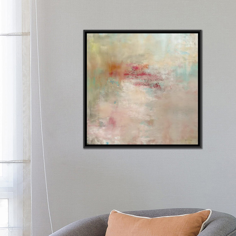 «Dreams of Clouds II», reproduction sur toile, H 18 po x l 18 po x P 1,5 po, Toile avec cadre noir, Pas de tapis