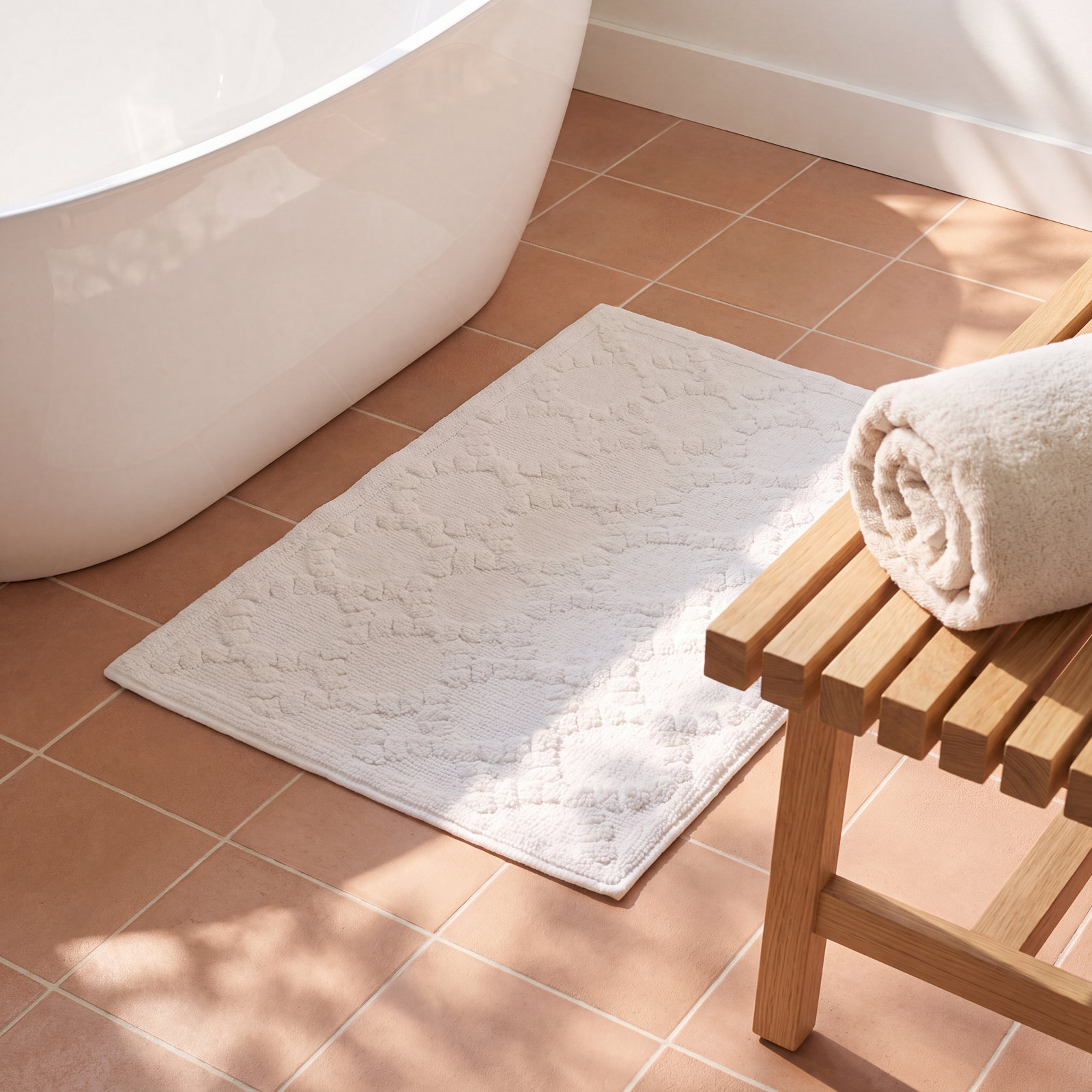 Sahara 4" x 4" Porcelain Tile, Cotto
