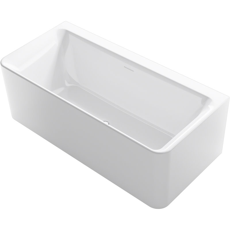 67" x 32" Freestanding Soaking Bathtub