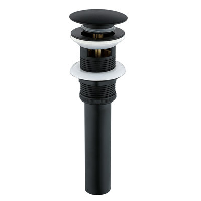 Pop-up Bathroom Sink Drain with Overflow