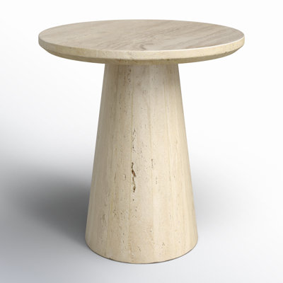 Breithaup Stone Top End Table