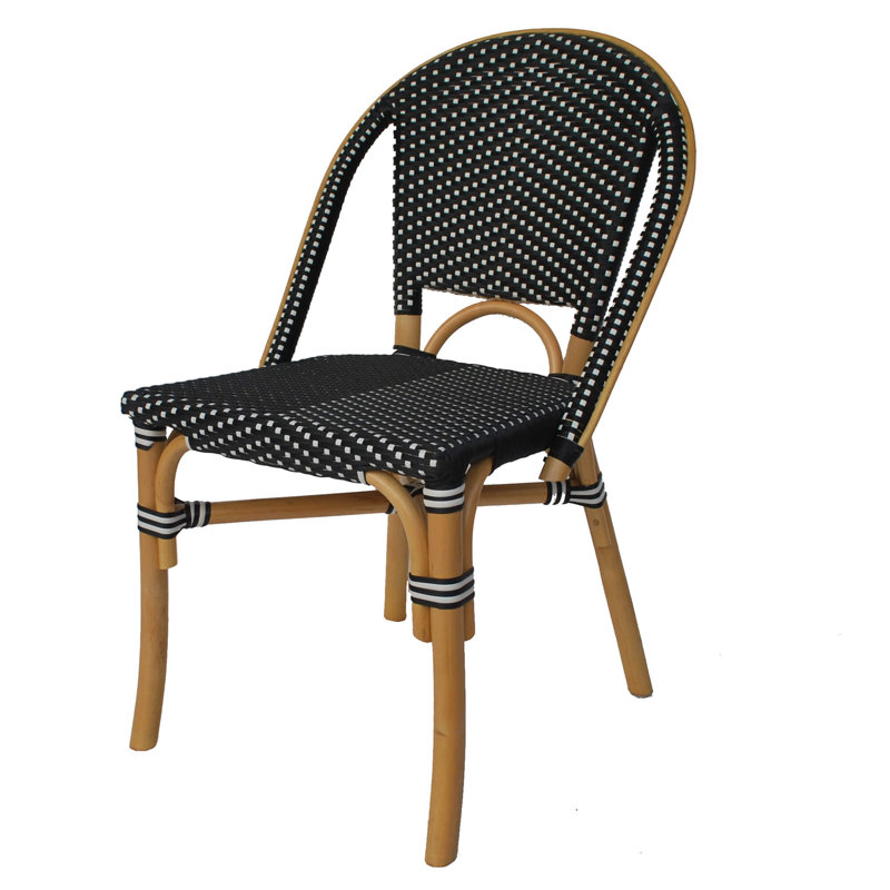 BISTRO CHAIR - NOIR AVEC BLANC
