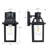 11.75in Matte Black Motion Sensor Outdoor Wall Sconce,dusk To Dawn Porch Light With E26 Base Socket