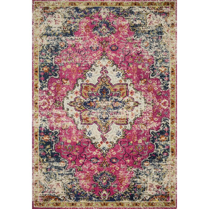 Lorenz Oriental Indoor Rug, Square 1'6"