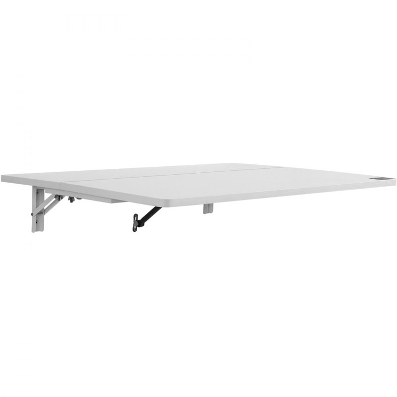 Table murale pliante et rabattable, H 3,98 po x l 31,5 po x P 23,6 po