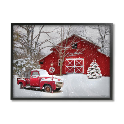 Red Barn & Truck