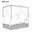Chaise longue d'extérieur réglable avec auvent, inclinable multi-positions et coussin amovible - Chaise longue de patio, de jardin et de piscine