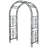 Montebello Iron 84" Tall Garden Arbor-1275385468