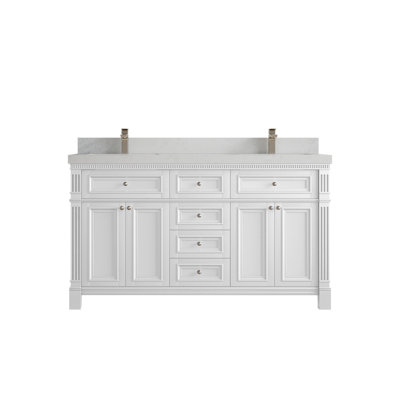 Paris 60 po X P 22 po Meuble-lavabo double D