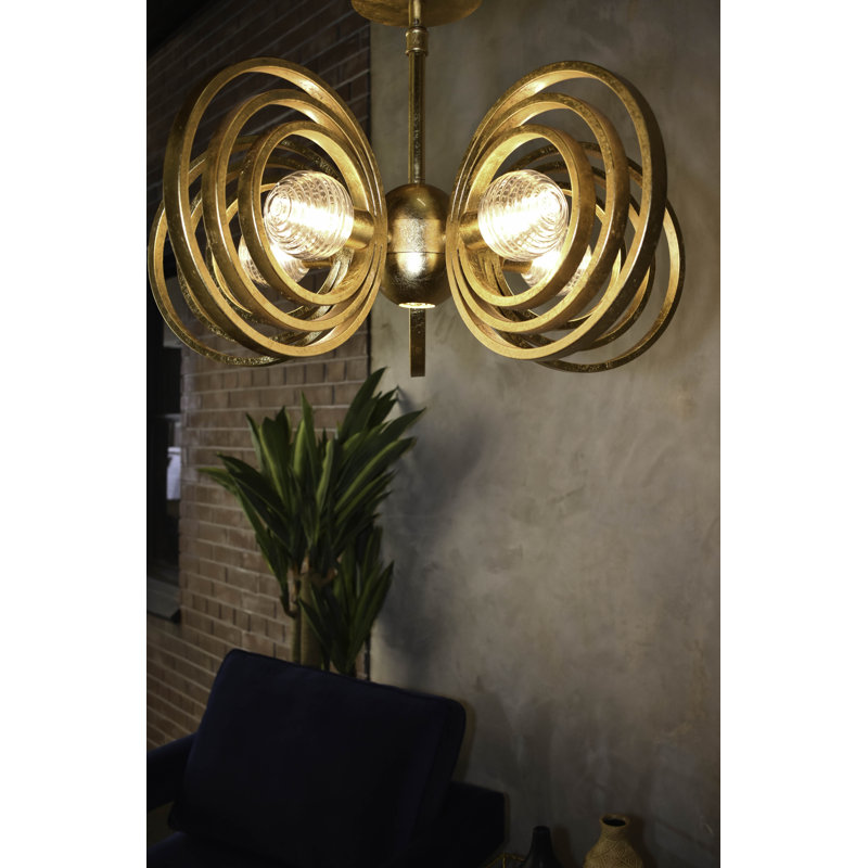 Frequency 6 - Light Chandelier, Gold