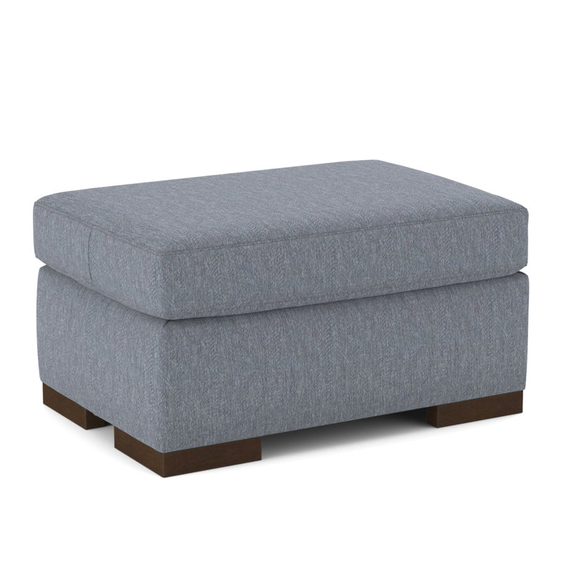 Upholstered Ottoman, Nutmeg, Rumor Bliss