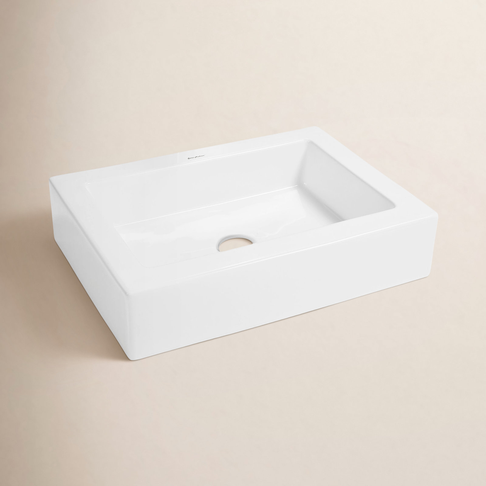 Voltaire 22" Ceramic Vessel Bathroom Sink, White