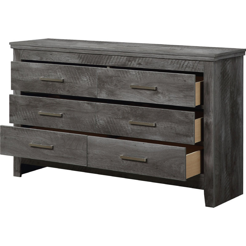 Commode double l 6 tiroirs Deanta