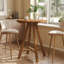 Round Solid Wood Dining Table