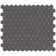 Slim 10.23" x 11.81" Matte Porcelain Floor and Wall Mosaic Tile