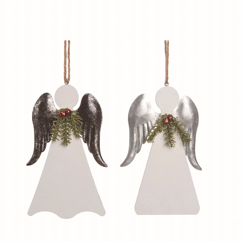  Ensemble de 2 décorations de Noël en MDF