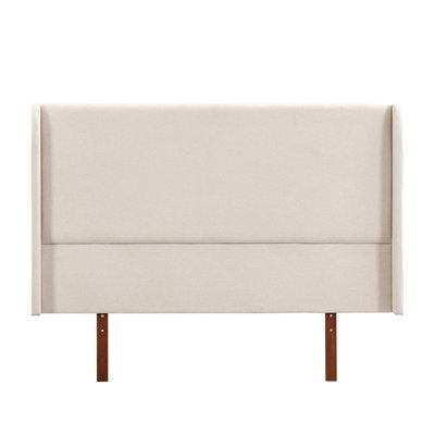 Davis Linen Upholstered Headboard with Double Wing by Red Barrel Studio