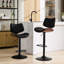 Tabouret pivotant à hauteur de comptoir Rosanne-121107399