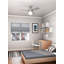 Ventilateur de plafond standard à 4 pales de 42 po à DEL avec chaîne de traction et ensemble d'éclairage inclus Acume-47275367