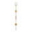 Rudman 1 - Light Dimmable Brass Wallchiere