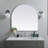 Sabine Metal Arch Wall Mirror-272105435-272105262