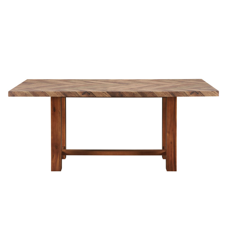 Gilsea Brown Finish Dining Table