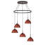 Luminaire suspendu dôme 5 lumières grappe Espalda-1627612718-1627409618