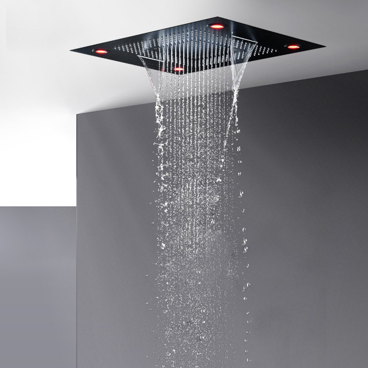 Trialo BathSelect LED Touch Panel Shower Head High-Tech Control with Illuminated Display