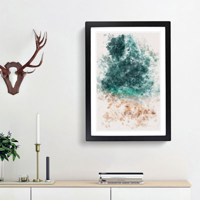 Ocean Meets the Sand - Picture Frame Painting Print