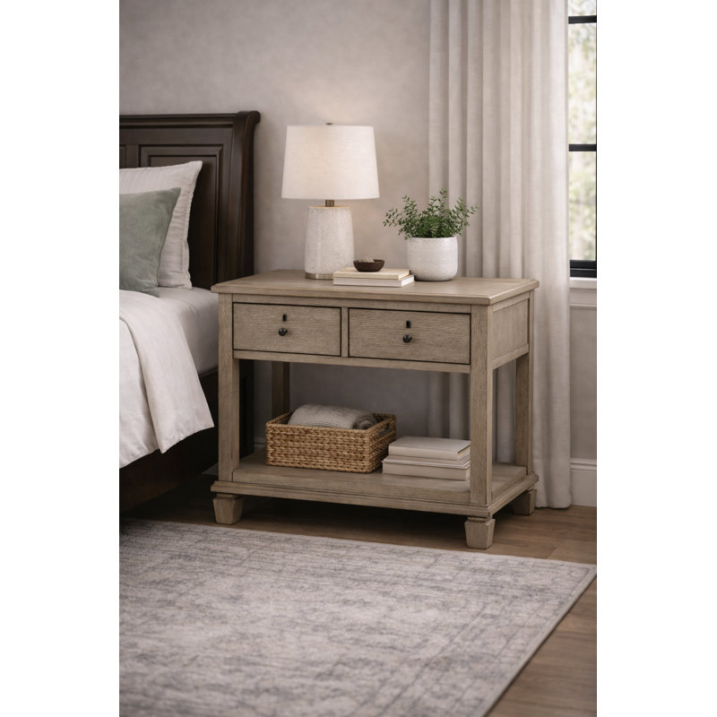 Table de chevet transitionnelle 32 po Danar
