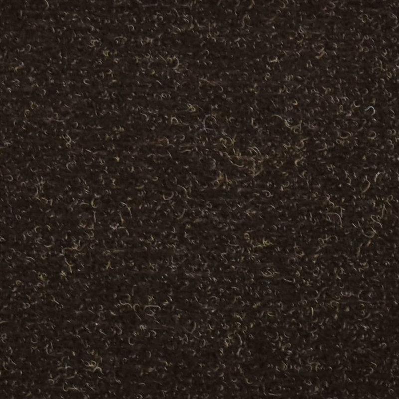 Patriki Non-Slip Dark Brown Stair Tread, Semi-Circle 17cm x 56cm