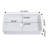 24" L x 13.5" W Rectangular Vessel Sink Rectangular Ceramic Bathroom Sink Above Counter Vessel Sink-49933303