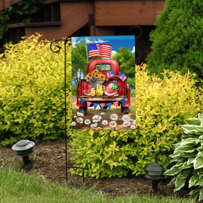 Drapeau de jardin américain